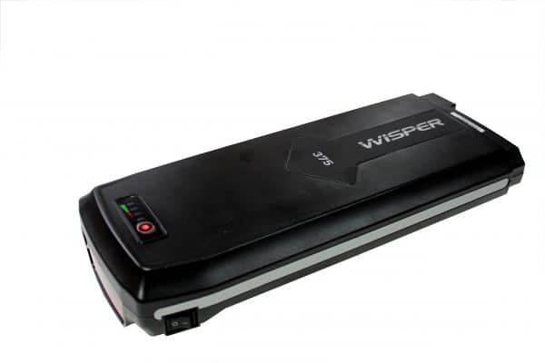 Wisper 375Wh Rack Battery - Swift Ebike Hub