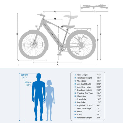 Touroll J1 Trekking E-Bike - Swift Ebike Hub