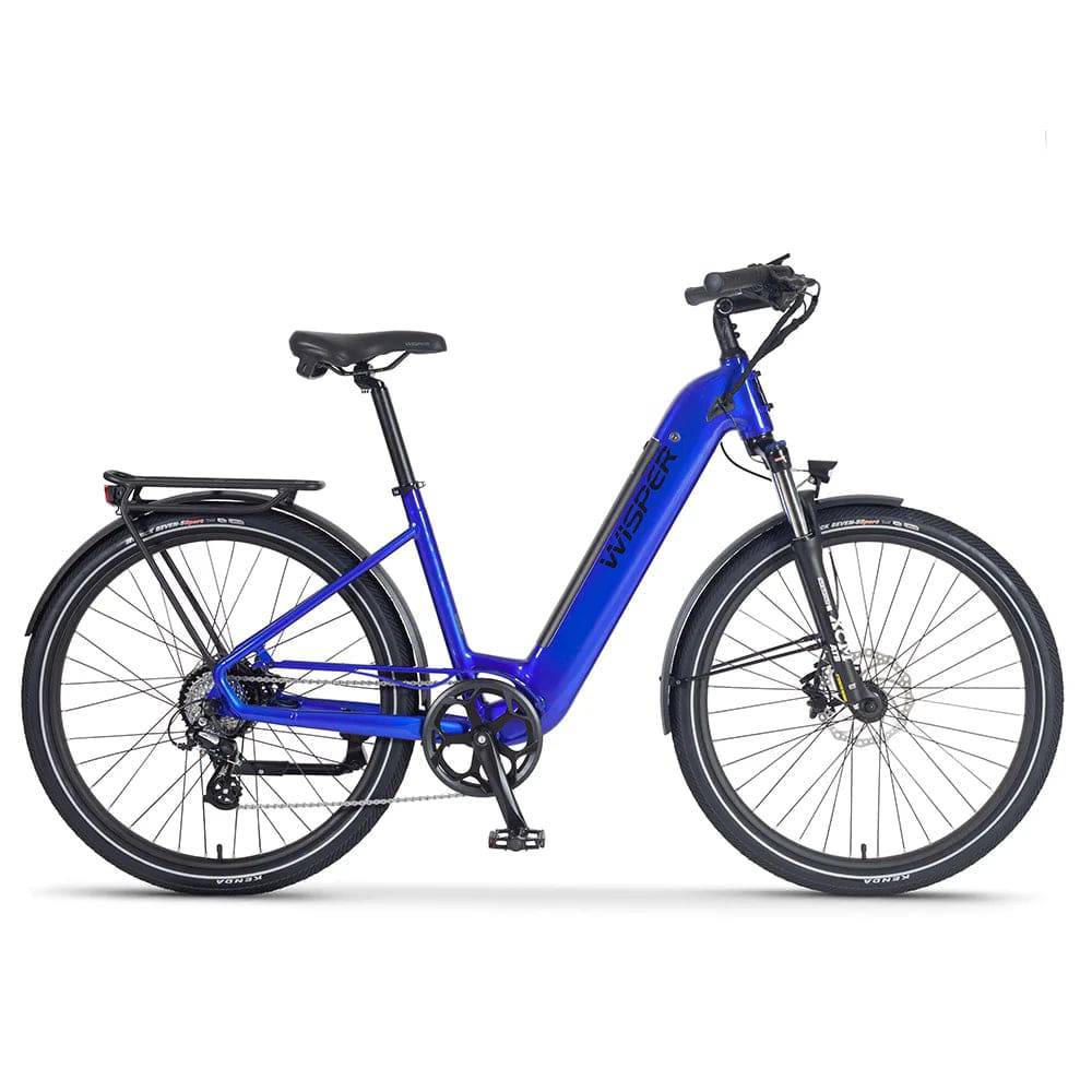 Wisper Wayfarer H7 Hub-Drive Step-Through E-Bike - Sky Blue - Swift Ebike Hub